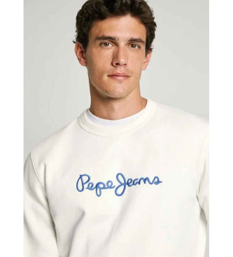 Pepe Jeans Sudadera New Joe Crew blanco