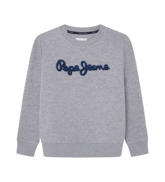 Pepe Jeans Bluza New Lamonty Crew szary