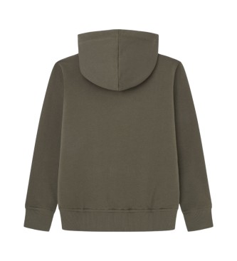 Pepe Jeans Sweatshirt Nieuw Lamonty Ritssluiting groen