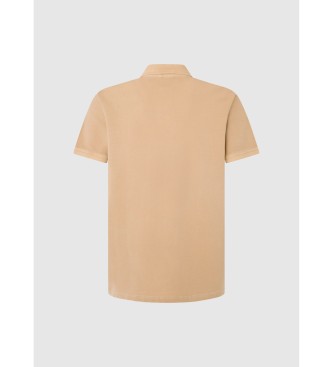 Pepe Jeans New Oliver beige polo shirt