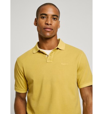 Pepe Jeans Neu Oliver gelbes Poloshirt