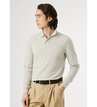 Pepe Jeans New Oliver grijs poloshirt