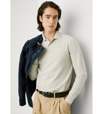 Pepe Jeans New Oliver grijs poloshirt