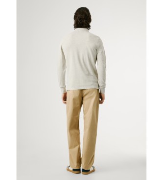 Pepe Jeans New Oliver grijs poloshirt