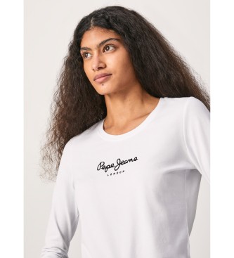 Pepe Jeans Camiseta New Virginia Ls N blanco