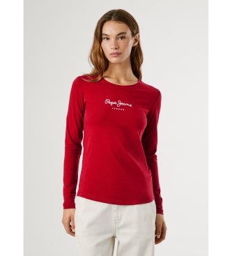 Pepe Jeans Nuova maglietta rossa della Virginia
