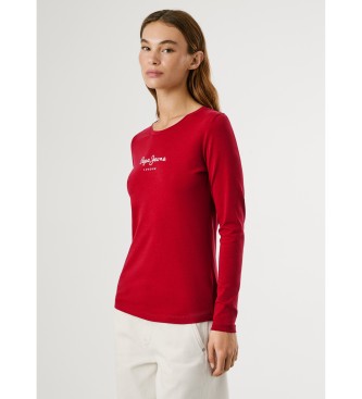 Pepe Jeans Nuova maglietta rossa della Virginia