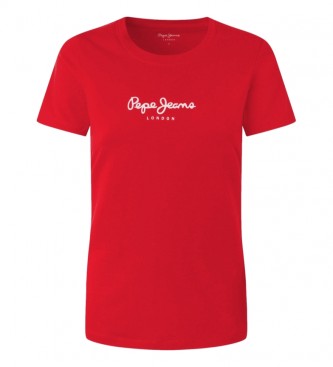 Pepe Jeans T-shirt rouge New Virginia Ss N