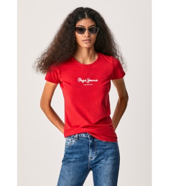 Pepe Jeans Nova T-shirt Virginia Ss N vermelho