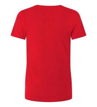 Pepe Jeans Camiseta New Virginia Ss N rojo