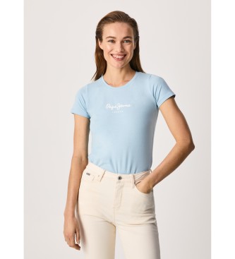 Pepe Jeans T-shirt New Virginia Ss N azul