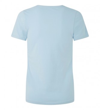 Pepe Jeans T-shirt New Virginia Ss N azul