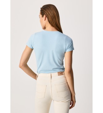 Pepe Jeans T-shirt New Virginia Ss N azul