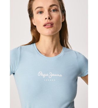 Pepe Jeans T-shirt New Virginia Ss N azul
