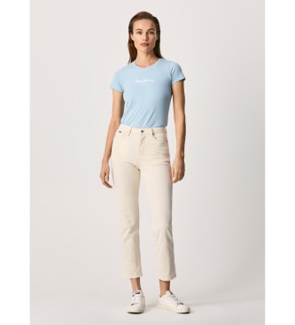Pepe Jeans T-shirt New Virginia Ss N azul
