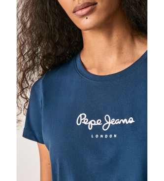 Pepe Jeans Nova camiseta da marinha Virginia Ss N