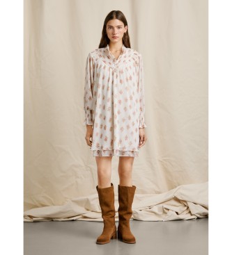 Pepe Jeans Vestido Nia blanco