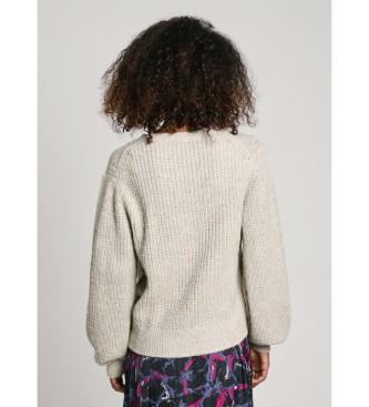 Pepe Jeans Sweter Nica szary