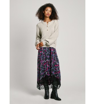 Pepe Jeans Sweter Nica szary