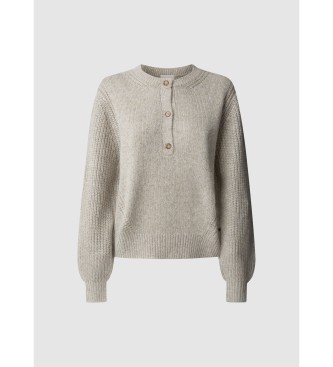 Pepe Jeans Sweter Nica szary