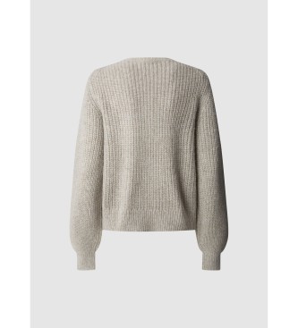 Pepe Jeans Sweter Nica szary