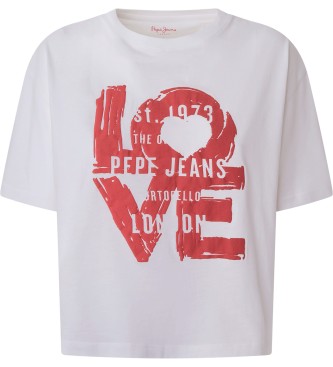 Pepe Jeans T-shirt Nicoletta biały