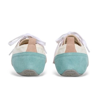 Pepe Jeans Sneakers Noa Sporty in pelle bianca