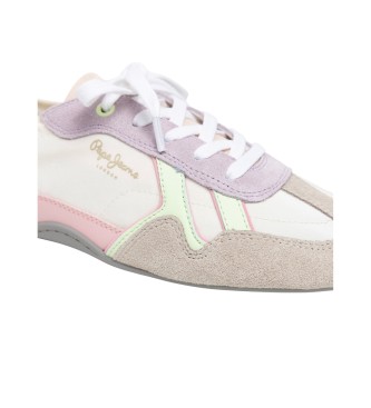 Pepe Jeans Sneakers Noa Sporty in pelle bianca
