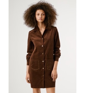 Pepe Jeans Vestido Noelia marr�n