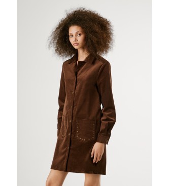 Pepe Jeans Vestido Noelia marr�n