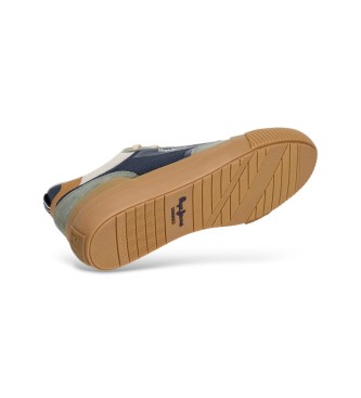 Pepe Jeans Nolan Street gr�ne Leder-Turnschuhe