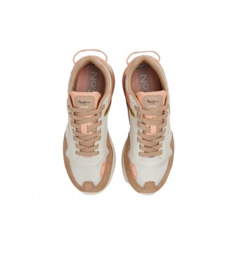 Pepe Jeans Leather sneakers North 22 22 West beige