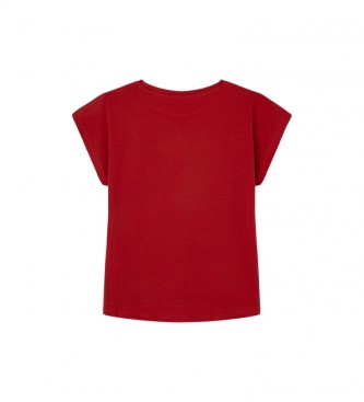 Pepe Jeans T-shirt Nuria vermelha