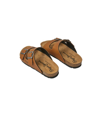 Pepe Jeans Oban Claic 1 rjave sandale