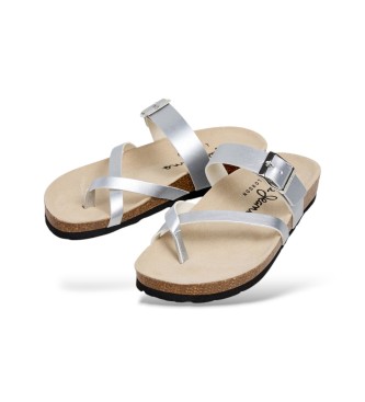 Pepe Jeans Silver Oban Cool Sandals