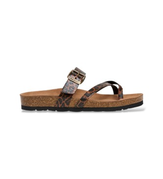 Pepe Jeans Brown Oban Cooler Sandals