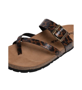 Pepe Jeans Brown Oban Cooler Sandals