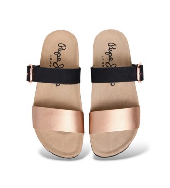Pepe Jeans Sandalias de Piel Oban Only rosa
