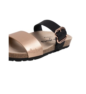 Pepe Jeans Sandalias de Piel Oban Only rosa