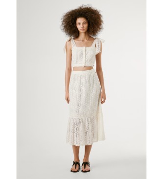 Pepe Jeans Rok Odelia wit