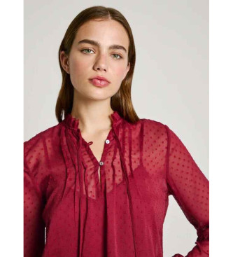 Pepe Jeans Chemisier Odette marron