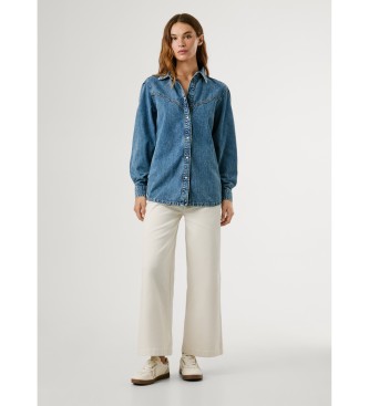 Pepe Jeans Camisa de ganga Odile