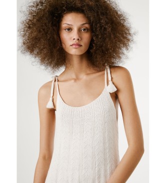 Pepe Jeans Vestito Ohara bianco