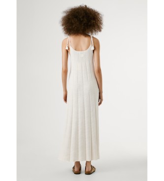 Pepe Jeans Vestito Ohara bianco