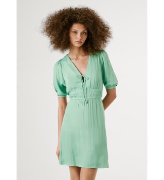 Pepe Jeans Robe verte Olivia