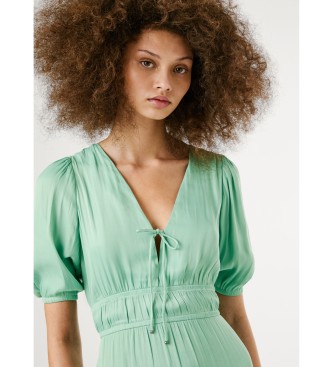 Pepe Jeans Robe verte Olivia
