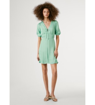 Pepe Jeans Robe verte Olivia