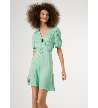 Pepe Jeans Robe verte Olivia