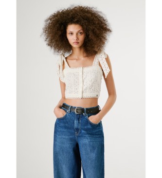 Pepe Jeans Top Ora bianco