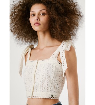 Pepe Jeans Top Ora bianco